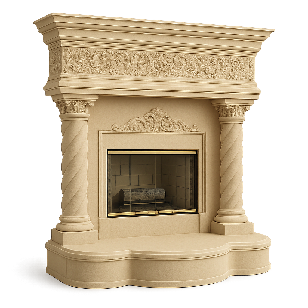 3D render of 2 modern homes